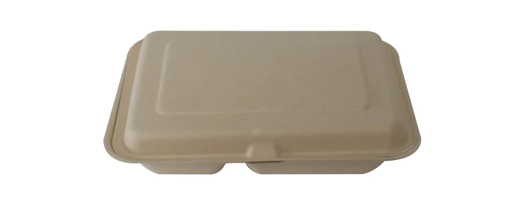 Disposable Tableware Food Packaging Bio-Degradable Sugarcane Bagasse Biodegradable 100% Compost Container