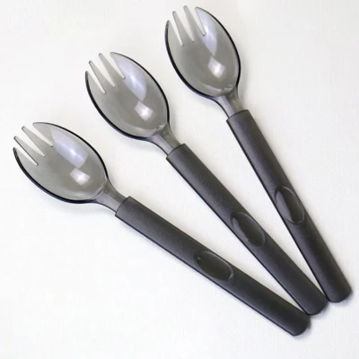 Talheres de plástico descartáveis ​​171 mm de comprimento PS Spork plástico customizável para Spork