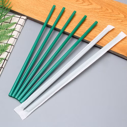 Palha PLA à base de amido de milho compostável, Eco